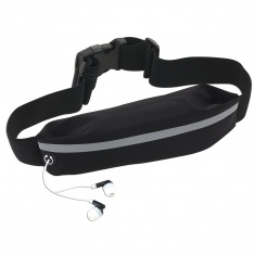 Reflective Waist Bag (black)